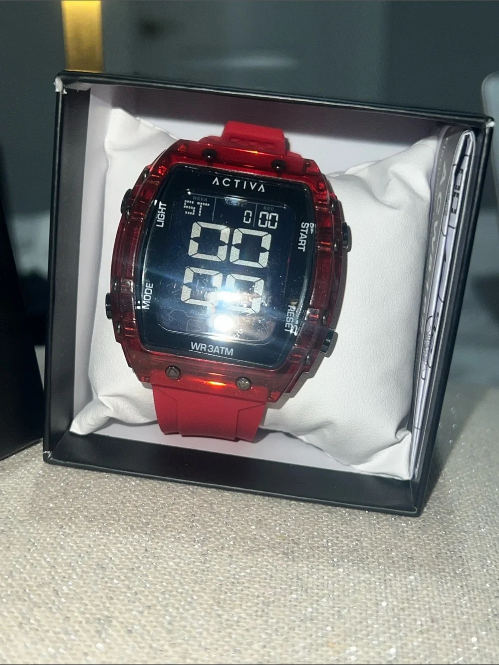 Activa Ranger X Invicta Red Digital Sport Silicone Strap Watch